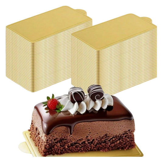 Set 25 tăvițe aurii pentru deserturi