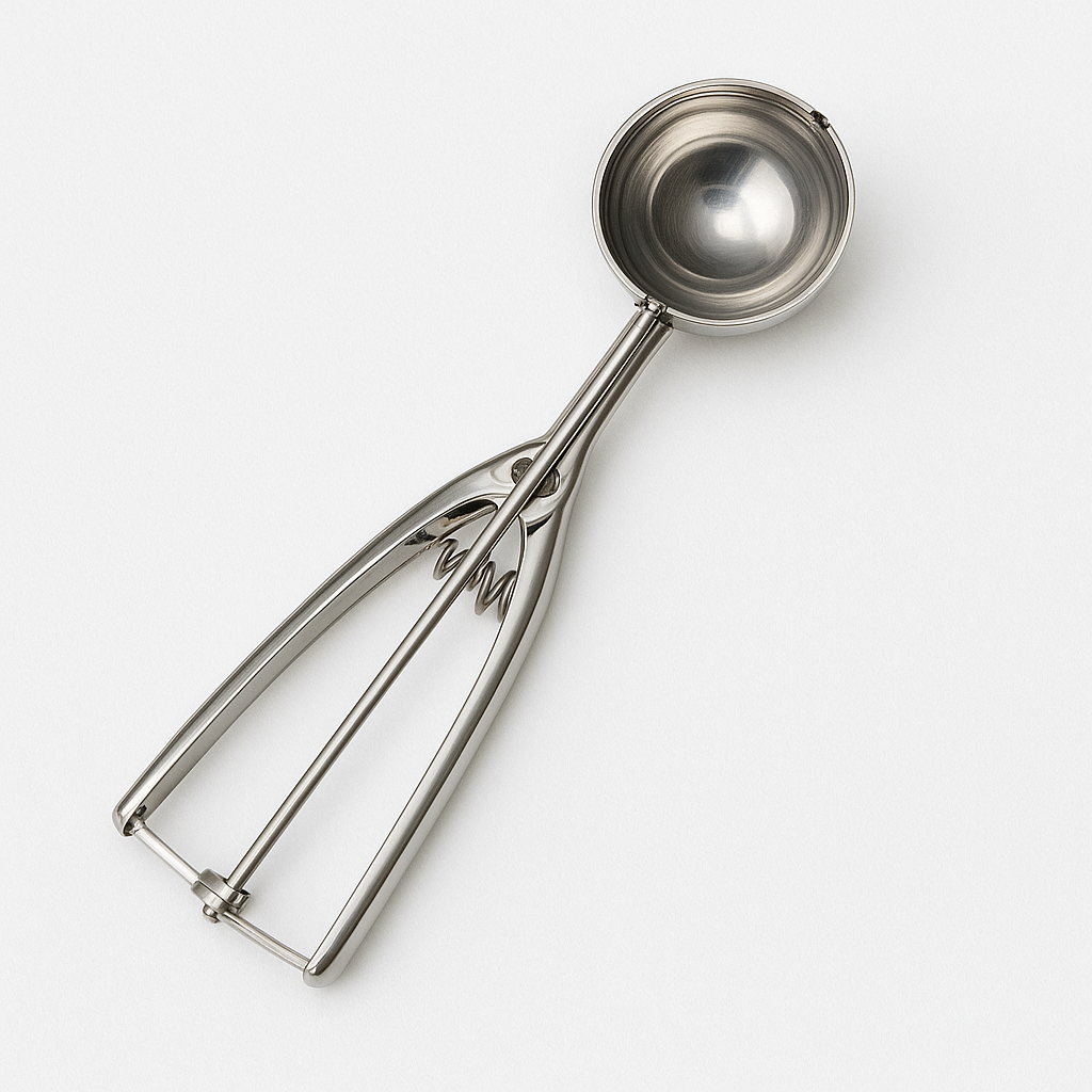 Nava Scoop de înghețată cu Mecanism din oțel inoxidabil