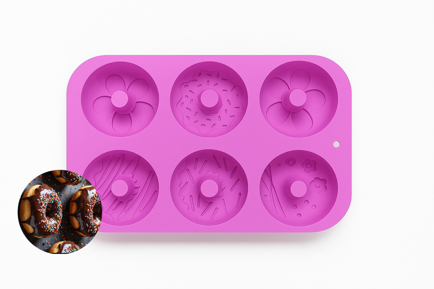 Forma Copt din Silicon Mov pentru 6 Gogosi